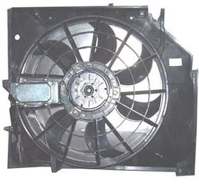Resim Bmw 3 Seri E46 Sd/Coupe- 1998 2005 Radyatör Fan Davlumbazı 3 Fişli(4 Silindir-318İ)Kontrol Ünitel 17117525508 