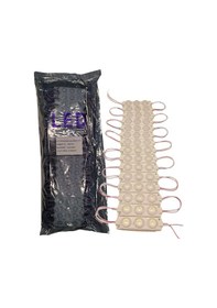 Resim 100 Adet 12 Volt 3 Watt 3 Lensli Beyaz 3030 Smd Led Modül Ip65 1 Paket 