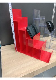 Resim Uzman Grup Raf Pleksi Cüzdanlık Teşhir Standı (10'Li Paket) 