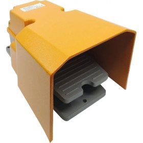 Resim El-Max Ap-9 Metal Pedal Kablolu Döküm Korumalı Kapaklı Ayak Pedalı 1no+1 