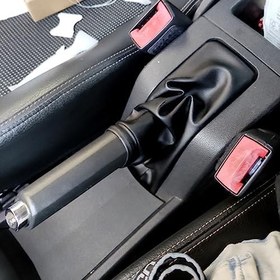 Resim Vites Topuzu Kol Çubuğu Körüğü Botu Park El Freni Sapları Bagaj Kapağı Kılıf Yaka Araba Styling O-Pel AS-TRA H-El Freni Kılıfı ile Uyumlu 