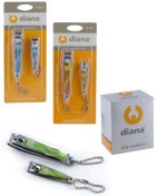 Resim MİVOLA Diana 2 Li Renkli Vakumlu Tırnak Makası ( Lisinya ) 