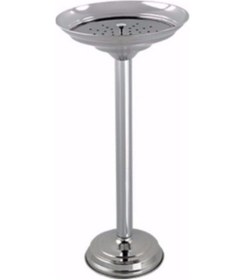 Resim Şampanya Ayaklı Metal Küllük 31x31x65 Cm 