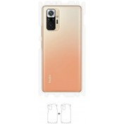 Resim Wrapsol Xiaomi Redmi Note 10 Pro Arka Yan Koruyucu Darbe Emici Poliüretan Film Amerika Üretimi 