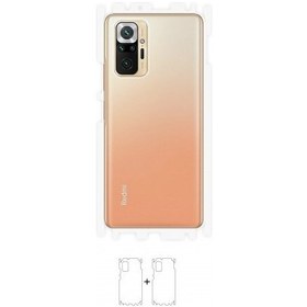 Resim Wrapsol Xiaomi Redmi Note 10 Pro Arka Yan Koruyucu Darbe Emici Poliüretan Film Amerika Üretimi 