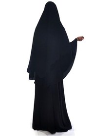 Resim Çarşaf - Sultanbaşı Pelerinli Iki Parça Çarşaf 