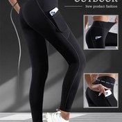 Resim Kadınlar için Yüksek Belli Yoga Taytları - Dar Kesim, Nefes Alabilen Polyester ve Elastan Karışımı, Yan Cepli, Şekillendirme Teknolojisi, Koşu, Spor Salonu ve Dış Aktiviteler İçin Rahat, Spor Salonu Taytları | Modern Taytlar | Fonksiyonel Taytlar 