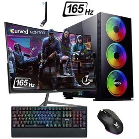 Resim Izoly ST998761 i5-12400F 16 GB 512 GB M.2 NVMe GTX1660S 6 GB 24" Free Dos Masaüstü Oyuncu Bilgisayarı 