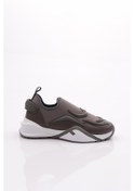 Resim Dgn 0392 Kadin Arkasi Yazili Spor Ayakkabi 0392-2252-R146325 Platin 