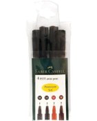 Resim Faber Castell Pitt Artist Pen 4Lü Promosyon Seti 