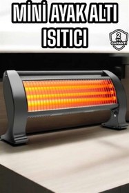 Resim Elioure Renkli Elektrikli Soba, Masa Altı Güvenli Isıtıcı, Konfor ve Sıcaklık Sağlar 