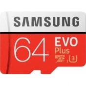 Resim Samsung EVO Plus 64GB 100 MB/s microSDXC Kart (SD Adaptör) MB-MC64GA/TR 