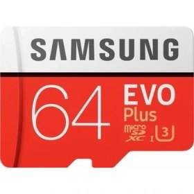 Resim Samsung EVO Plus 64GB 100 MB/s microSDXC Kart (SD Adaptör) MB-MC64GA/TR 