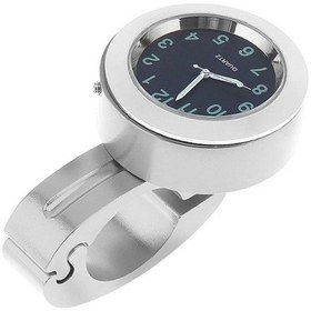 Resim Motosiklet Bisiklet Modifiye Gidon Saat Saati Beyaz 