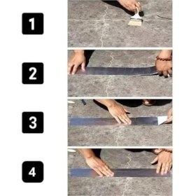 Resim Nacario Yüksek Sıcaklık Dayanan Su Geçirmez Alüminyum Folyo Çatı Duvar Çatlak Onarıcı Yalıtım, 2 Metre ve 5 Metre Seçeneğiyle, Boru Yalıtımı, Yalıtım Yünleri, Panel Yalıtımı (2 Metre) 