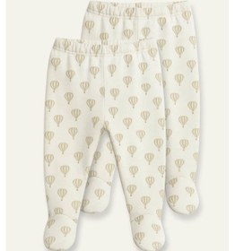 Resim Unisex Bebek İkili Tek Alt - Bej Bej 