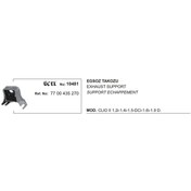 Resim RENAULT KANGO EKSOZ TAKOZU 10481 