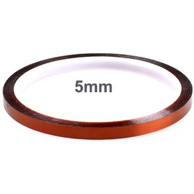 Resim Kapton Bant 5mm X 30 Metre -73c/260c Termal Isıya Dayanıklı Güçlü Yalıtım Çizilme-yırtılmaya Direnç 