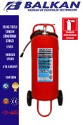 Resim Balkan Ticaret 50 KG TOZLU YANGIN SÖNDÜRME CİHAZI RUHSATA UYGUN+LEVHA 