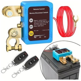 Resim Topnotch Car Akü Bağlantı Kesici 240a Uzaktan Kumandalı 12v Akü Anahtarı Hırsızlık Önleyici 