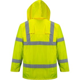 Resim PORTWEST Unisex Sarı Yağmurluk Mont Reflektörlü 