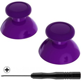 Resim Ns Switch Pro Denetleyici İçin Phillips Tornavidalı Purple-extremerate Çift Renkli Joystick Thumbsticks Analog 