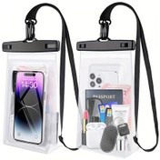 Resim Willowhaven 2 Adet Beyaz Yüksek Kaliteli Ipx8 Su Geçirmez Telefon Kılıfı Askılı Beyaz+beyaz 