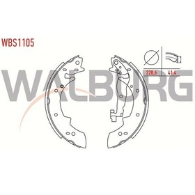 Resim Walburg-wbs1105 - Kampana Balata R21 Concorde Espace 91 / P40 
