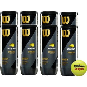 Resim Wilson 8 Kutu Wilson Us Open Tenis Topu Vakum Ambalajda Wrt106200 