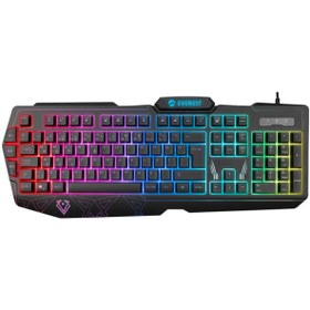 Resim Kb-gx61 Formula Usb Rgb Aydınlatmalı 3 Makro Tuşlu Bilek Destekli Gaming Oyuncu Klavyesi 