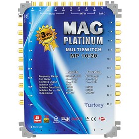 Resim 10*20 KASKATLI UYDU SANTRALİ MAG PLATINUM 