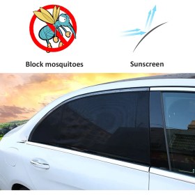 Resim Arnee Araba Gölgelik Araç Yan Cam Güneşlik Oto Örtü Perde Kılıf Güneşliği Arka Yan Cam Için Güneşlik Emzirme Örtüsü Yan Cam Perdesi 2 Adet 