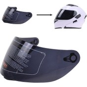 Resim Teltree K3sv K5 Çay Renkli Motosiklet Kaskı Çizilmeye Dayanıklı Koruyucu Vizör, 21x20x5 Cm, 157g Tea Color 