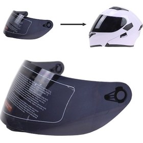 Resim Teltree K3sv K5 Çay Renkli Motosiklet Kaskı Çizilmeye Dayanıklı Koruyucu Vizör, 21x20x5 Cm, 157g Tea Color 