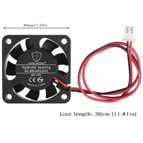 Resim 12V 4X4Cm Fan 40X40Mm -- Soğutucu Kuluçka Peltier Ekran Kar... 