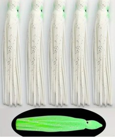 Resim Eagenset Silikon Ahtapot Yapay Yem Olta Yapım Malz. 9cm 5 Adet 