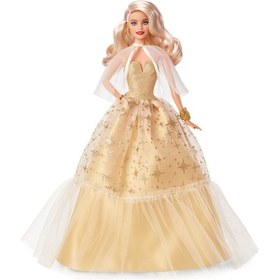 Resim Barbie 2023 Mutlu Yıllar Bebeği - Sarışın HJX04 