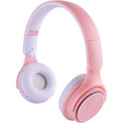 Resim kilifdakilif Zore M6 Pro Ayarlanabilir ve Katlanabilir Kulak Üstü Bluetooth Kulaklık-Pembe 