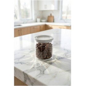 Resim Mirage Borosilikat Cam Kavanoz Gri - 620 Ml Gri 