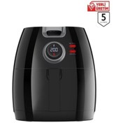 Resim Home 8898Akıllı Aircook 5lt Yağsız Kızartma Sıcak Hava Fritöz - Airfryer 8 Program 1650watt SC301 