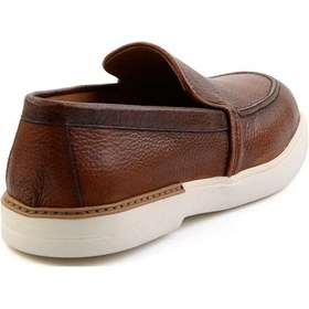 Resim Bambi Taba Hakiki Deri Erkek Loafer Ayakkabı E01395425640 Taba 