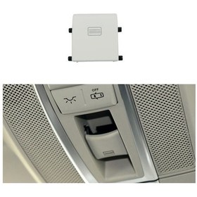 Resim Araba Dome Işık Düğmesi Sunroof Cam Anahtarı Düğmesi Mercedes-benz W166 / W292 2012-, Sol Sürüş, Stil: Düz Gri Beyaz 