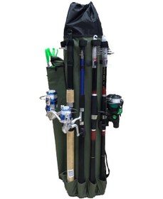 Resim Powerex Haki Balıkçı Sırt ve Kamış Olta Çantası 