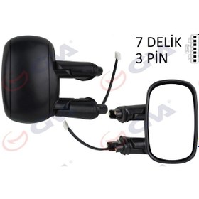 Resim Fıat Doblo 00 10 Dış Dikiz Aynası Sag Elektrikli Konveks 3 Fiş Vm-666ehpr 735296227 