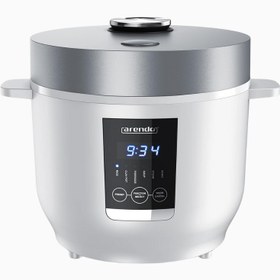 Resim Dijital Pirinç Pişirici 2L, 5 Program, Buharlı Pişirme, Yapışmaz Kaplama, Sıcak Tutma Fonksiyonu - Beyaz 