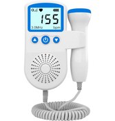 Resim Vkemall 3.0 Mhz Portatif Fetal Doppler - Hamile Kadınlar İçin Bebe Kalp Atımı Monitörü Lcd Ekranlı 