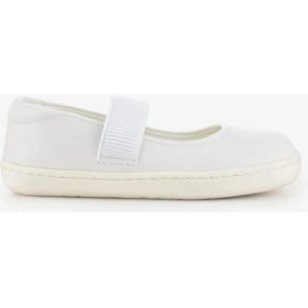Resim Hopfrög Smart Walker Mary Jane Havalı Beyaz Barefoot Kız Babet Ayakkabı 