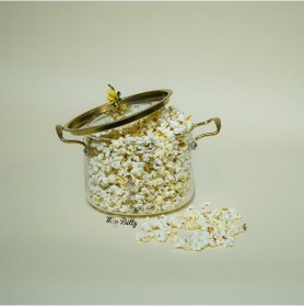 Resim Linda Cam Tencere 4,5 Lt Şeffaf 