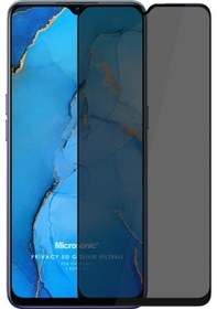 Resim Microsonic Oppo A91 5D Gizlilik Filtresi Siyah 439006859 