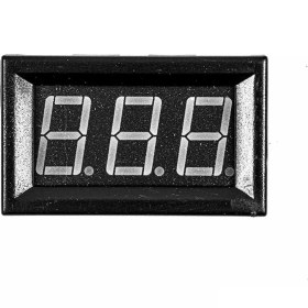 Resim Emay Center 0.56" 0-100V 3 Kablolu Dc Mavi Dijital Voltmetre - Hassas ve Kullanışlı 
